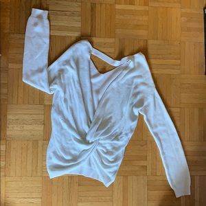 Low, sexy back sweater